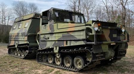 Ukraines hær modtager norske terrængående køretøjer Bandvagn 202