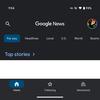 Eksempel på redesign af Google News' footer - billede 1