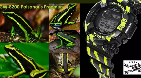 Casio Frogman GW-8200TPF Poison Dart ur lækket før den officielle annoncering