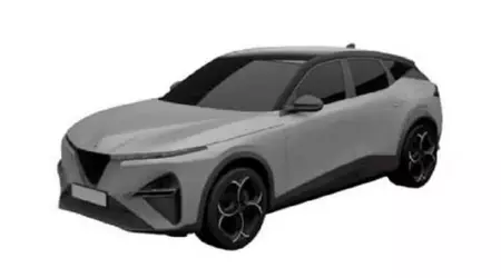 Den nye Alfa Romeo Stelvio afsløres i patentbilleder