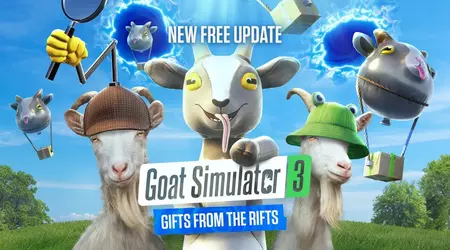 Der vil være mere gedemadness: en stor gratis opdatering Gaver fra Kløftende er blevet udgivet til Goat Simulator 3