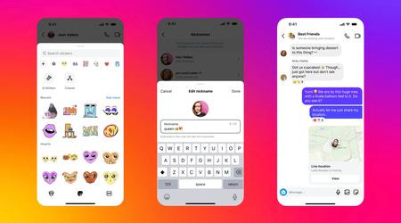 Instagram tilføjer geodata og kælenavne i realtid til personlige beskeder