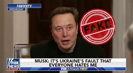 Sociale medier er falske: Elon Musk sagde ikke i virkeligheden, at alle hader ham på grund af ukrainerne
