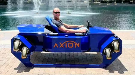 FusionFlight har præsenteret Axion, et flyvende køretøj med otte mikroturbiner og vertikale start- og landeevner