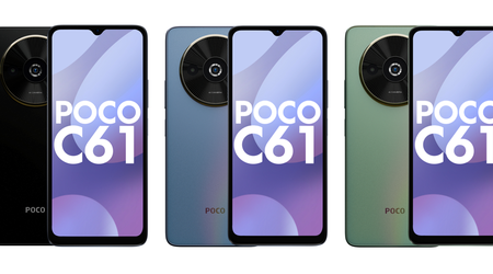 90Hz LCD-skærm, MediaTek Helio G36-chip og dobbeltkamera: Billeder og detaljer om POCO C61-smartphone er dukket op på nettet