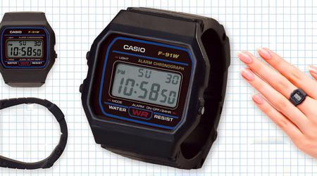 Casio har lanceret en kollektion af miniure i form af ringe