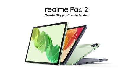 Realme Pad 2: 11,5-tommers 120Hz-skærm, MediaTek Helio G99-chip, fire højttalere og LTE-understøttelse fra $245