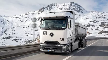 Frost og Alperne: Daimler Truck tester en ny generation af brintlastbiler i bjergene