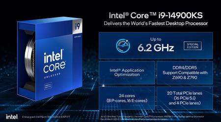 Kapløbet om megahertz fortsætter: Intel Core i9-14900KS opnår 6,2 GHz kraft lige ud af æsken