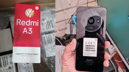 Redmi A3 med et stort dobbeltkamera er dukket op på et foto