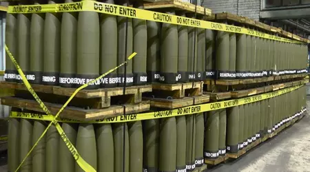 USA åbner nyt anlæg for at øge produktionen af 155 mm artillerigranater