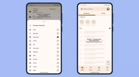 En ny funktion i Google Drev: Klassificer filer efter kategori