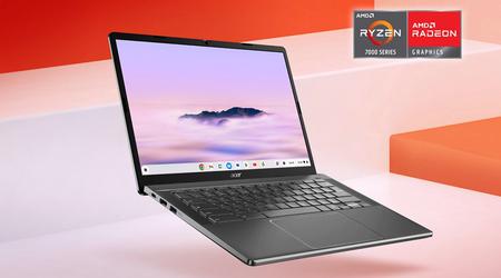 Acer Chromebook Plus 514 - AMD Ryzen 7000-chip, RDN 2-grafik og op til 12 timers batteritid til en pris fra $399