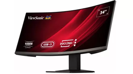 ViewSonic VG3419C - buet UWQHD-gamingskærm med 120Hz billedhastighed og 1500R krumningsradius