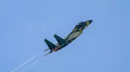 Det første moderniserede F-15EX Eagle II-kampfly i sin endelige konfiguration har foretaget sin første flyvning.