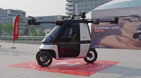 Flyvende tricycle Kuickwheel Skyrider X6 blev solgt på auktion for $ 60.000