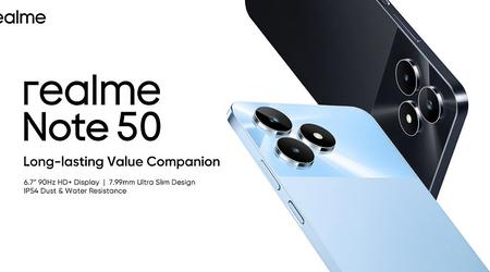 realme Note 50: den første smartphone i virksomhedens nye line-up