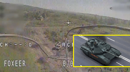 Ukrainske FPV-droner rammer russisk moderniseret T-90M-kampvogn til en værdi af mindst 2,5 millioner dollars