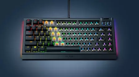 For dem, der elsker tilpasning: Razer har introduceret BlackWidow V4 75% Barebones - et mekanisk tastatur uden knapper