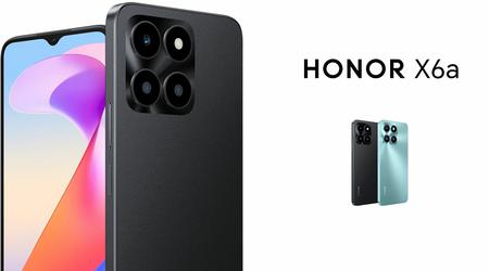 Honor X6a - Helio G36, 90Hz TFT HD+ skærm, 50MP kamera, NFC og Android 13 til £130