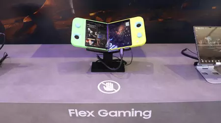Samsung har afsløret en koncept Flex Gaming-konsol, der kan foldes sammen på midten