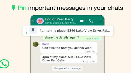 WhatsApp udsender en opdatering: Du kan nu fastgøre op til tre vigtige beskeder i chats