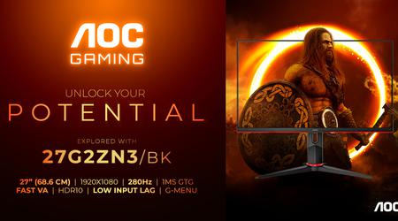 AOC AGON 27G2ZN3/BK - gaming-skærm med 280Hz-understøttelse til $240