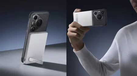 Huawei afslørede et magnetisk batteri med et stativ, op til 30 W strøm og 5000 mAh kapacitet