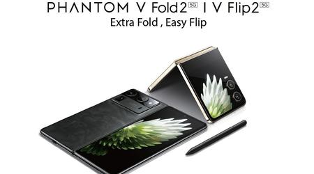 Insider viser, hvordan de foldbare smartphones TECNO Phantom V Fold 2 og TECNO V Flip 2 kommer til at se ud 