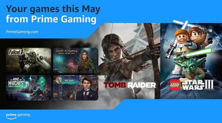 Fuldstændige udgaver af Tomb Raider (2013) og Fallout 3 var hovedpunkterne i maj måneds udvalg af gratis spil til Amazon Prime Gaming-abonnenter