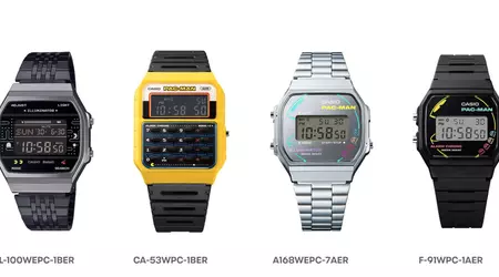 Casio Pac-Man-urkollektion: lyse modeller med Bluetooth og lommeregner fås i Europa