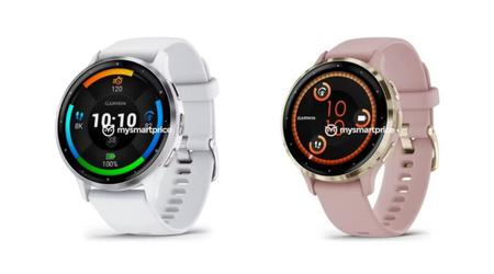 Garmin Venu 3 og Venu 3S på officielle gengivelser: urdesign, størrelse og farver