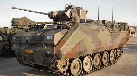 AFU bruger belgiske YPR-765 PRI BMP'er med EWS-tårn og 25 mm Oerlikon KBA B02-kanon.