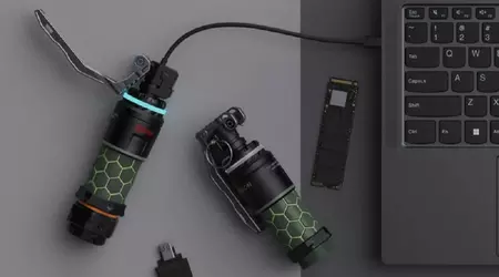 Bevæbn dig med en nyttig gadget: Lenovo har afsløret et usædvanligt SSD-drev i form af en granat