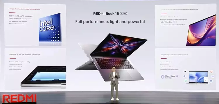 Xiaomi præsenterer RedmiBook (2025): tynde bærbare ...