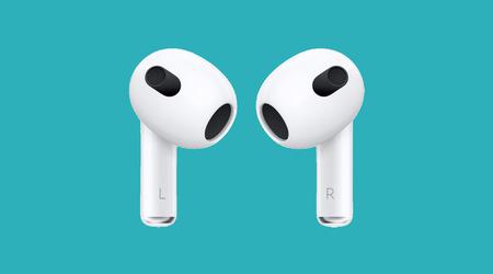 Apple har frigivet en ny version af softwaren til AirPods 3