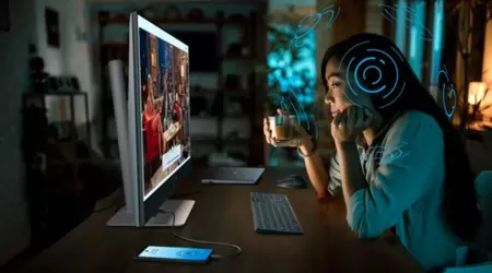 Dell bruger Samsungs nye QD-OLED-teknologi og 3D Spatial Audio i sin skærm