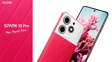 Tecno Spark 10 Pro har fået en Magic Magenta Edition-modifikation med et glødende og farveskiftende låg