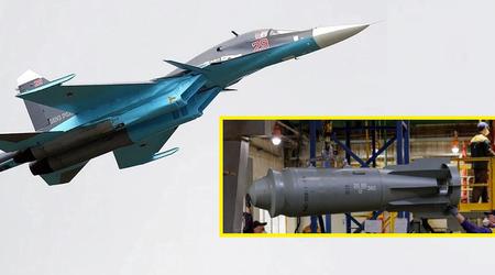 Rusland siger, at 1,5 tons FAB-1500 M54-bombe er blevet omdannet til en analog til den amerikanske JDAM-ER smart bomb og den første affyring fra et Su-34 jagerfly