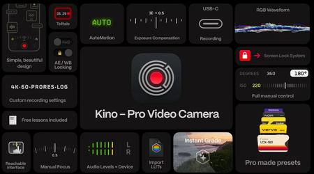 Halide Camera-teamet lancerer Kino Pro Video-appen
