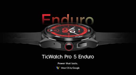 Mobvoi har afsløret TicWatch Pro 5 Enduro med en ny rem, safirglas og Wear OS om bord til $349