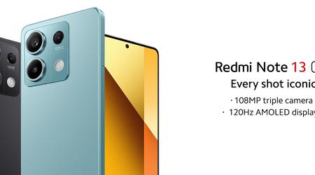 Xiaomi har lanceret Redmi Note 13 5G på det globale marked