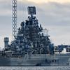 Den atomdrevne krydser Admiral Nakhimov under modernisering