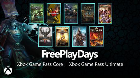 Som en del af Free Play Days er ni spil fra den populære Warhammer-serie tilgængelige for Xbox Game Pass Core- og Ultimate-abonnenter