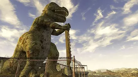 Den ikoniske statue af Dinky the T-Rex fra New Vegas dukker måske op i anden sæson af Fallout-serien