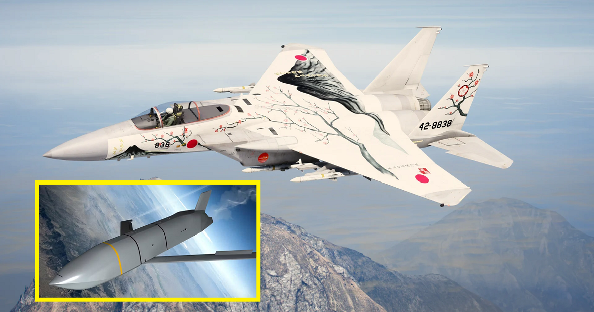 USA vil udstyre Japans moderniserede F-15J Eagle-kampfly med AGM-158B/B-2 JASSM-ER-missiler med en affyringsrækkevidde på næsten 1.000 km.