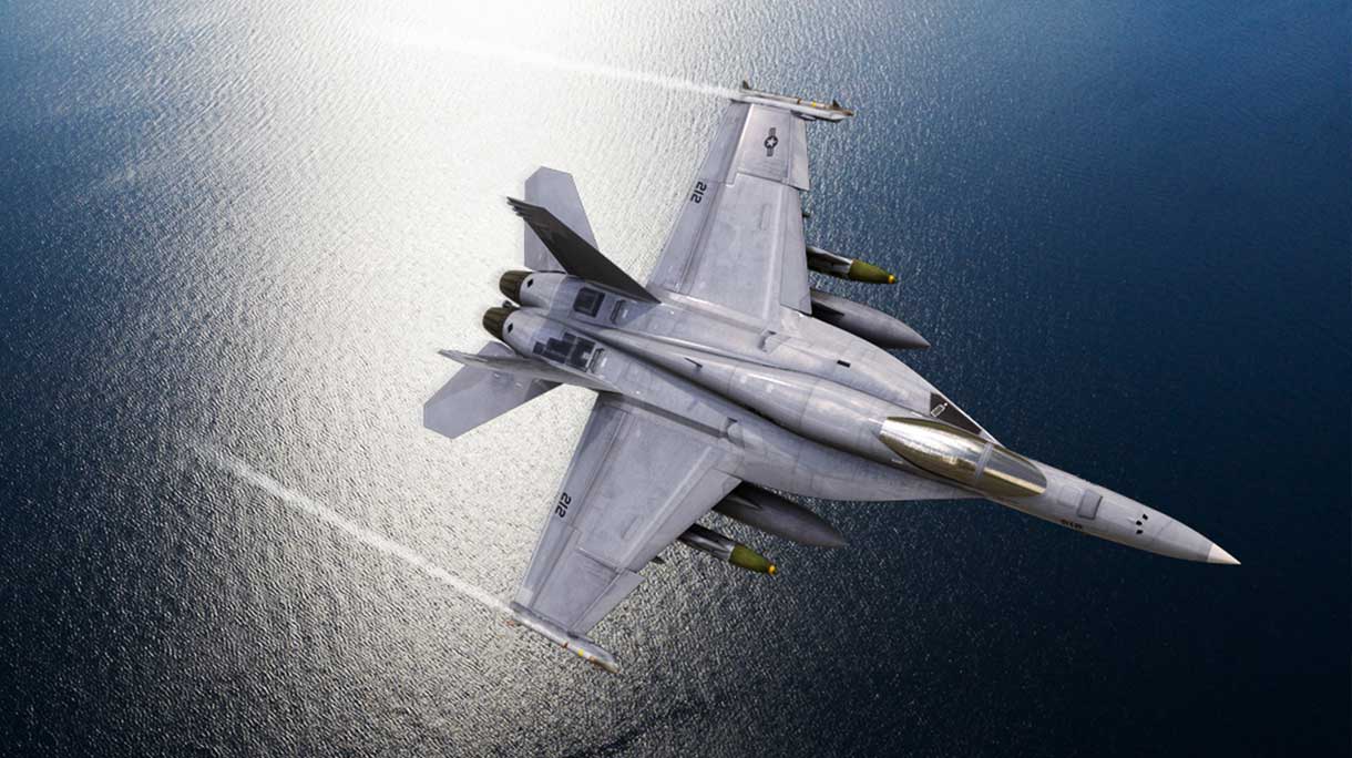 F/A-18 Super Hornet-kampfly vil modtage et avanceret næstegenerations elektronisk krigsførelsessystem
