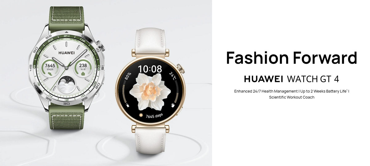 Huawei Watch GT4 - to versioner af smartwatch med NFC og GPS til en pris fra 249 euro
