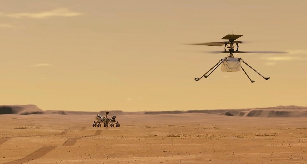 Ingenuity gennemførte sin 55. flyvning over Mars - den ubemandede helikopter fløj 264 meter på 143 sekunder