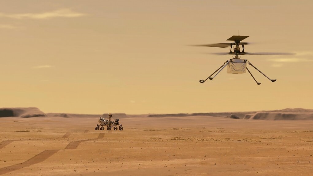 NASA's ubemandede Ingenuity-helikopter satte ny hastighedsrekord under sin 60. flyvning over Mars' overflade.